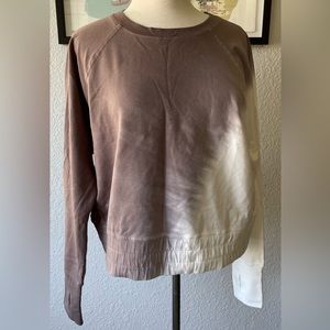 JoyLab Lightweight Ombre Cropped Fit Iron Sweatshirt